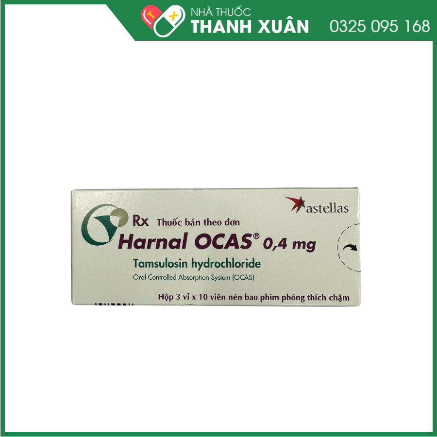 Harnal Ocas 0,4 mg điều trị triệu chứng đường tiểu dưới